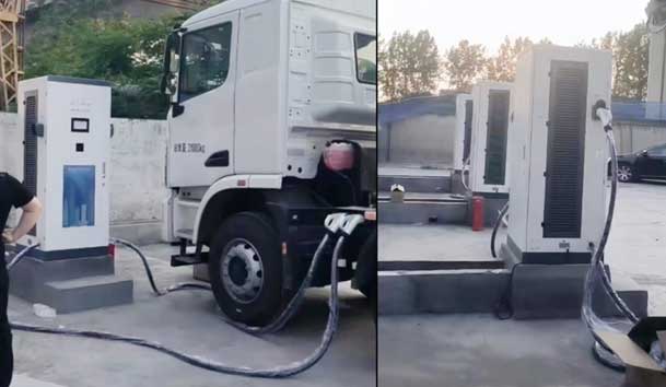 【重卡电动先锋】米乐yy易游300-400kW重卡充电桩：亮点与应用典范(图7)