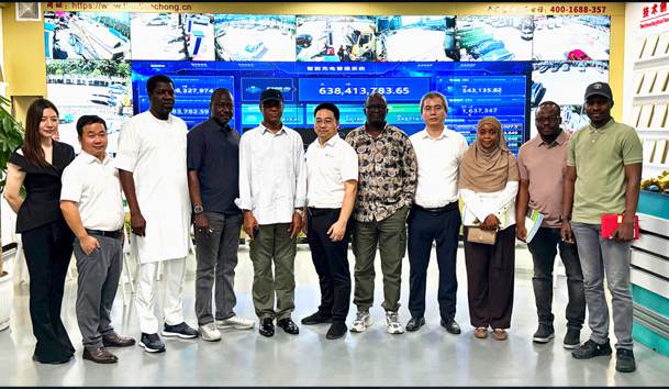 立足中国，链接世界｜尼日利亚合作伙伴来访米乐yy易游总部，共促中非能源升级(图1)